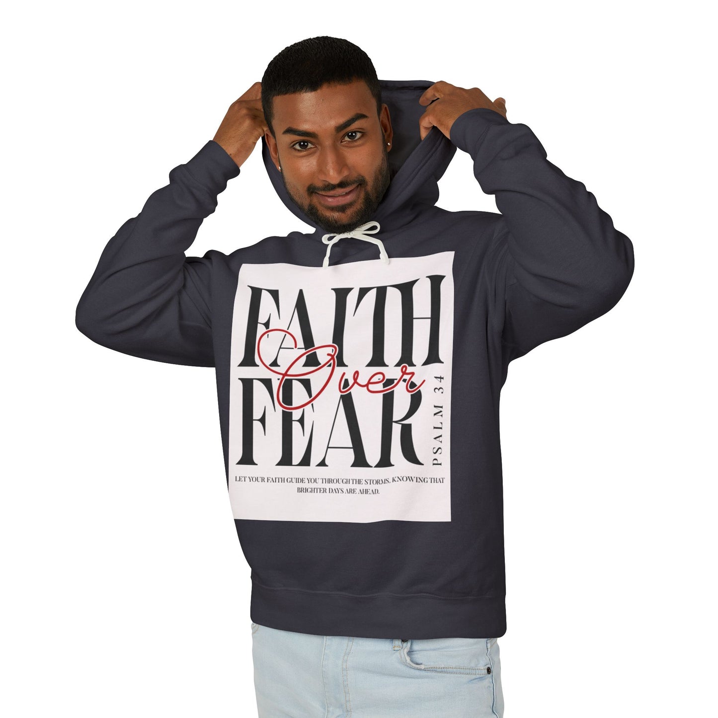 Faith Over Fear Lightweight Hoodie