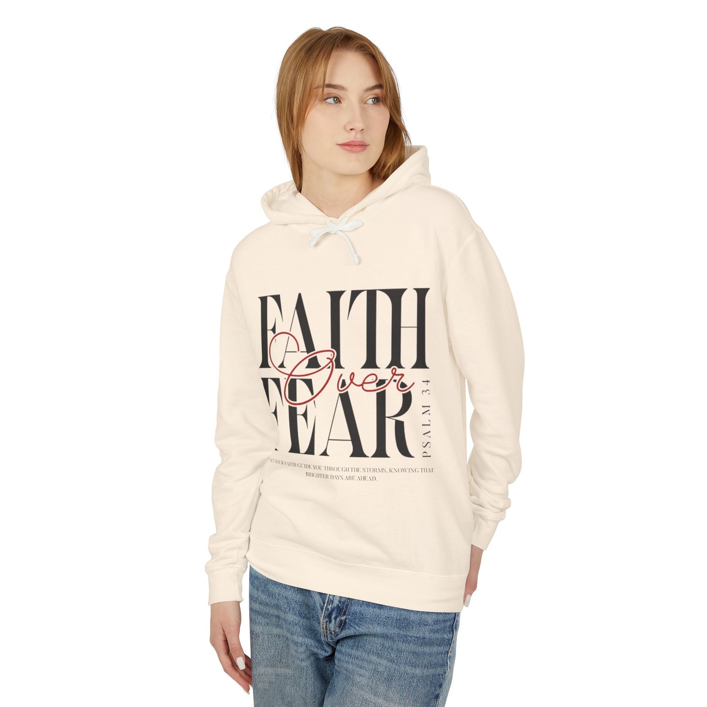 Faith Over Fear Lightweight Hoodie