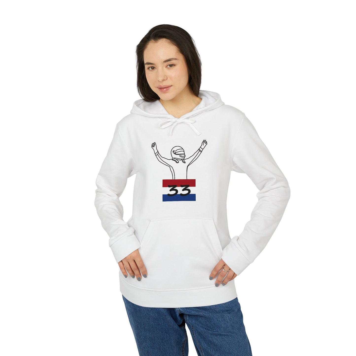 Fleece Hoodie - Max Verstappen Winning F1 Championship Design